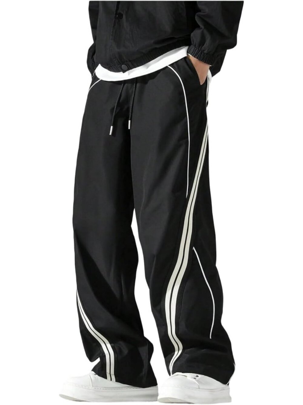 Men's Baggy Track Pants | Parachute Sweatpants for Comfort & Style